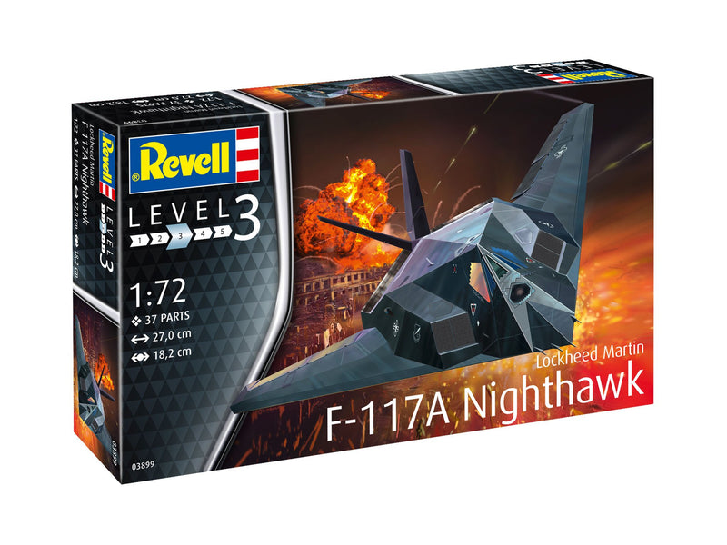 REVELL - Lockheed Martin F-117A Nighthawk Stealth Fighter 1:72 /Toys