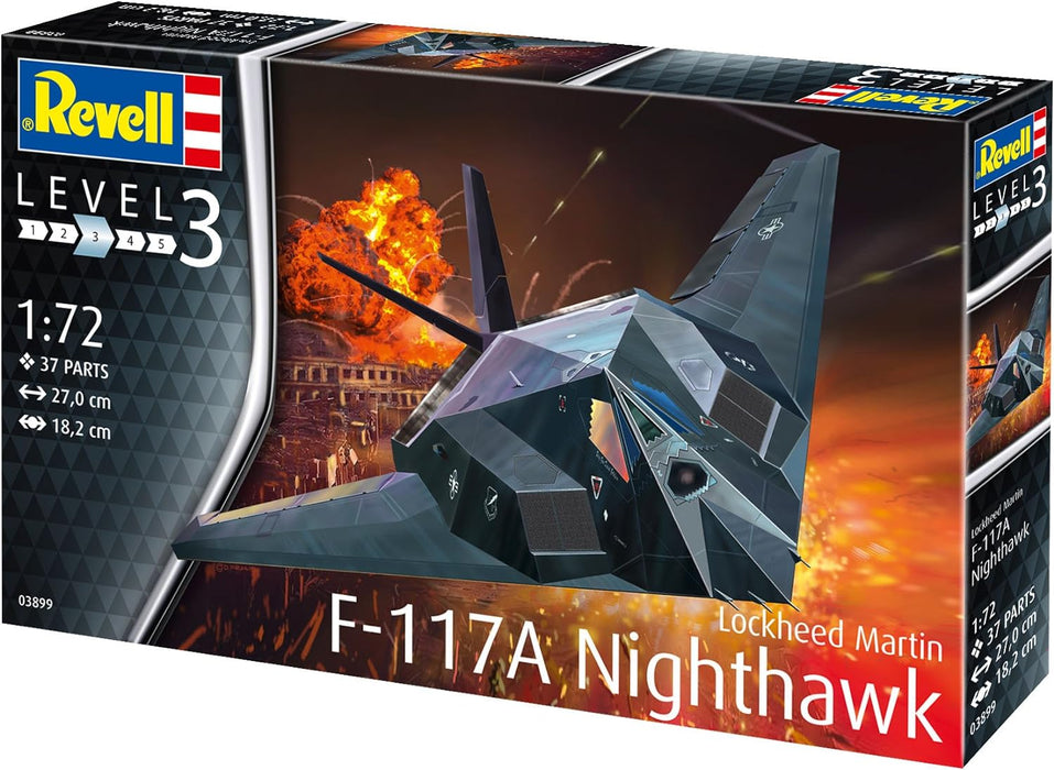 REVELL - Lockheed Martin F-117A Nighthawk Stealth Fighter 1:72 /Toys