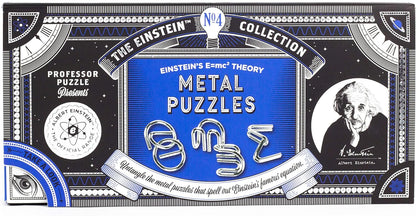 Professor PUZZLE-EIN2324 Albert Einstein Rompecabezas de Metal E=Mc2, Multicolor, único (EIN2324