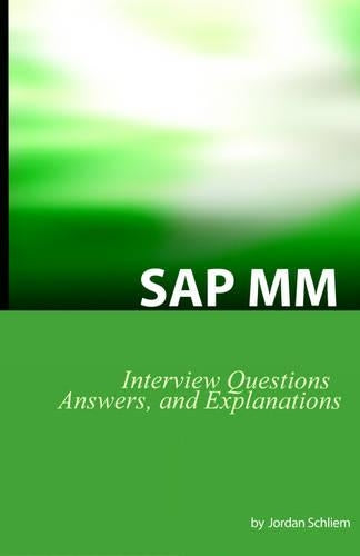 SAP MM Certification and Interview Questions