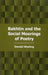 Bakhtin and the Social Moorings of Poetry