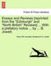 Essays and Reviews [reprinted from the "Edinburgh" and "North British" Reviews] ... With a prefatory notice ... by ... B. Jowett.