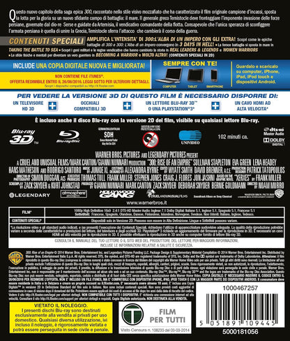 Movie 300 - Lalba Di Un Impero (3D) (Blu-Ray 3D+Blu-Ray)