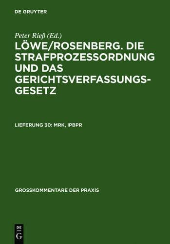 MRK, IPBPR (Großkommentare der Praxis) (German Edition