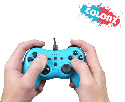 Subsonic Colours Controller (Nintendo Switch) ProS Wired Blue