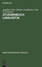 Studienbuch Linguistik: Ergänzt um ein Kapitel »Phonetik/Phonologie« von Urs Willi (Reihe Germanistische Linguistik, 121) (German Edition