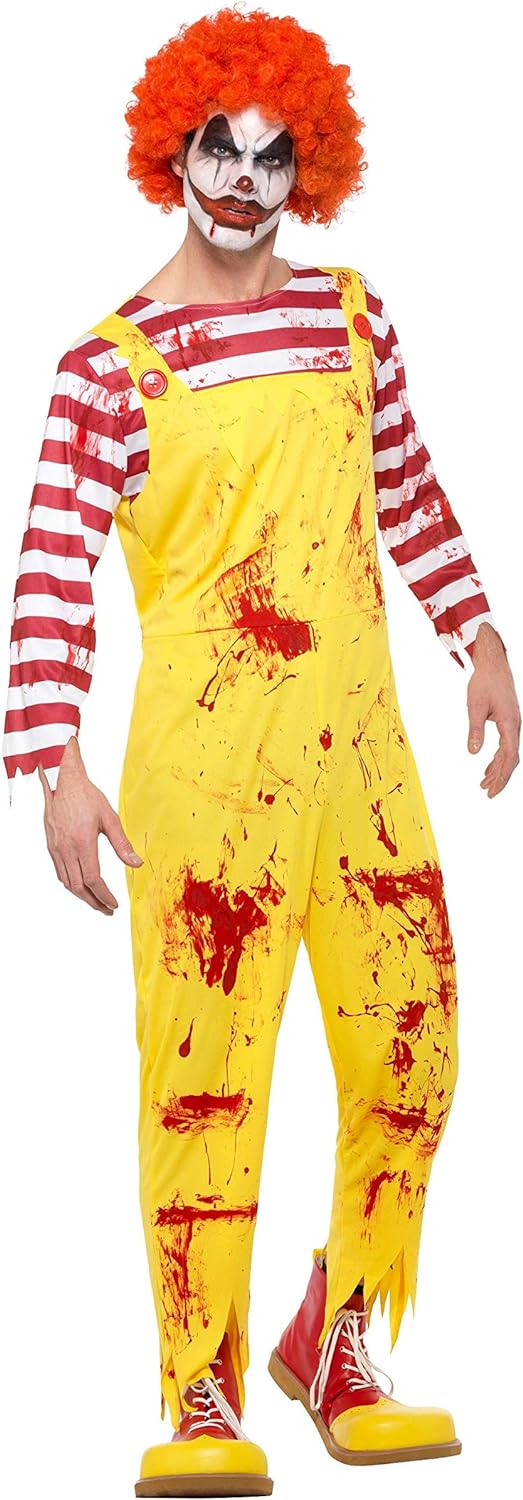 Smiffys Kreepy Killer Clown Costume