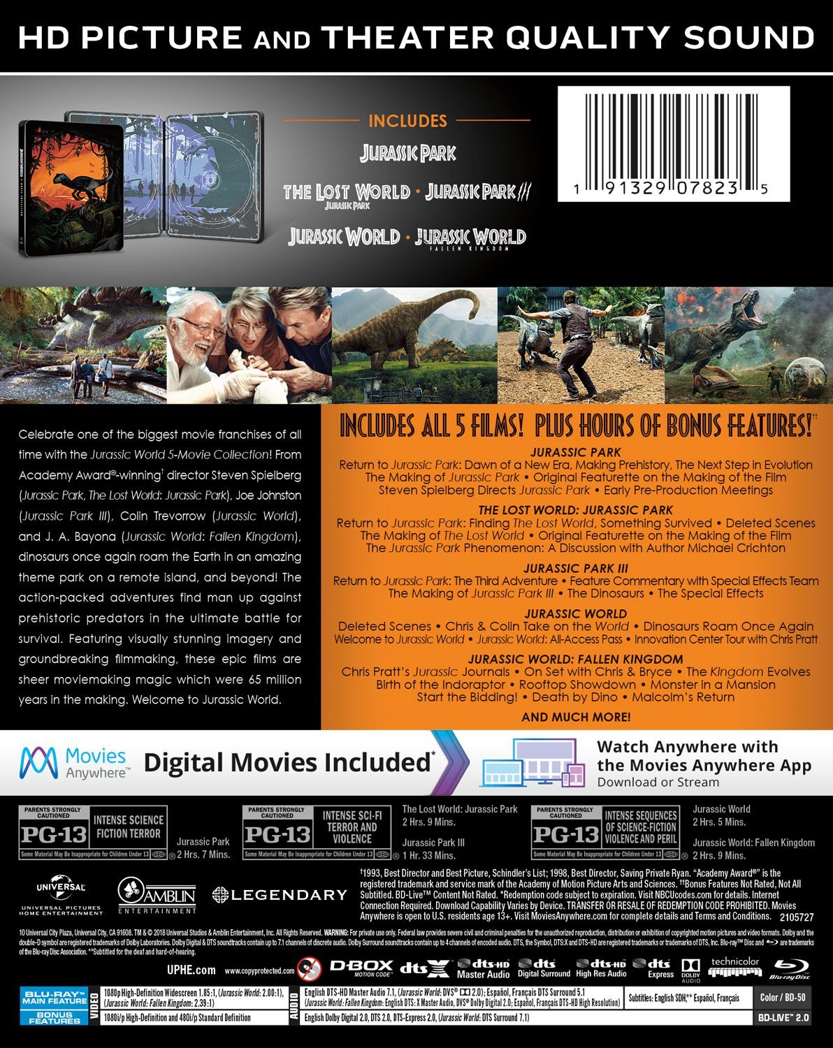 Jurassic World 5-Movie Collection