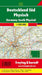 Germany South Map Flat in a Tube 1:500 000