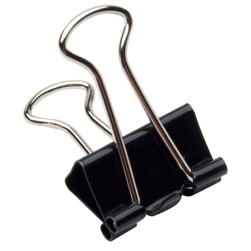 Clipper 19mm Foldback Clip - Black (Pack of 100