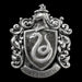 The Noble Collection Harry Potter Slytherin Crest Wall Art - 11in (28cm) Elegant Silver Resin Wall Plaque - Officially Licensed Film Set Movie Props Gifts