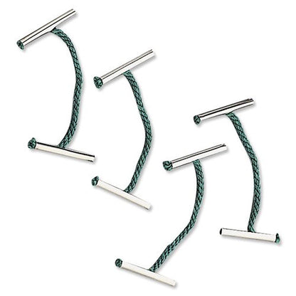 Q-Connect Metal Treasury Tag 102 mm - Pack of 100, Green