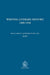Writing Literary History, 1900-1950