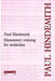 Elementary Training For Musician