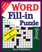 Large Print Word Fill-in Puzzle book