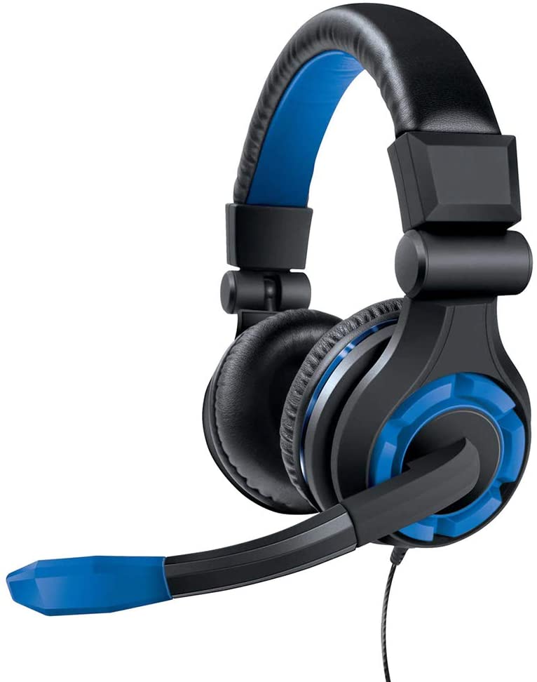 dreamGEAR GRX-340 Advanced Wired Gaming Headset for PlayStation 4 Blue