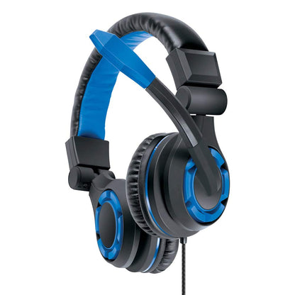dreamGEAR GRX-340 Advanced Wired Gaming Headset for PlayStation 4 Blue