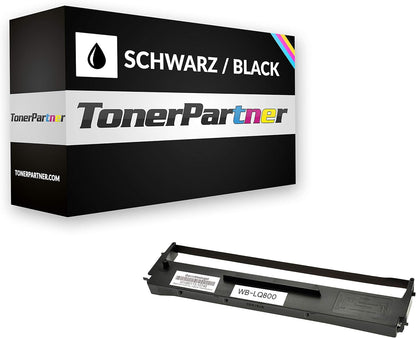 Black Epson C13S015633 Tape x LQ-300 + LQ-300 + II LQ-350