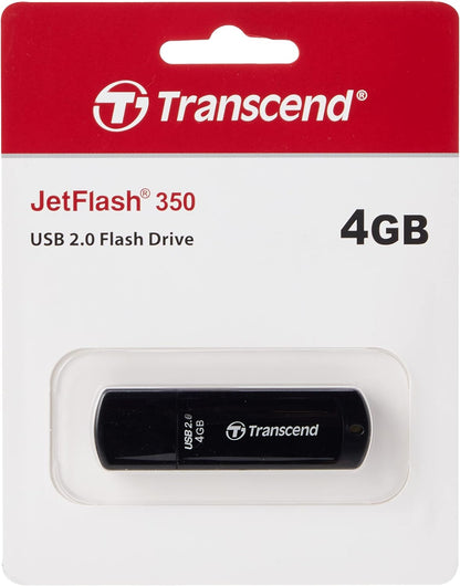 Transcend 4GB JetFlash 350 USB 2.0 USB Stick TS4GJF350