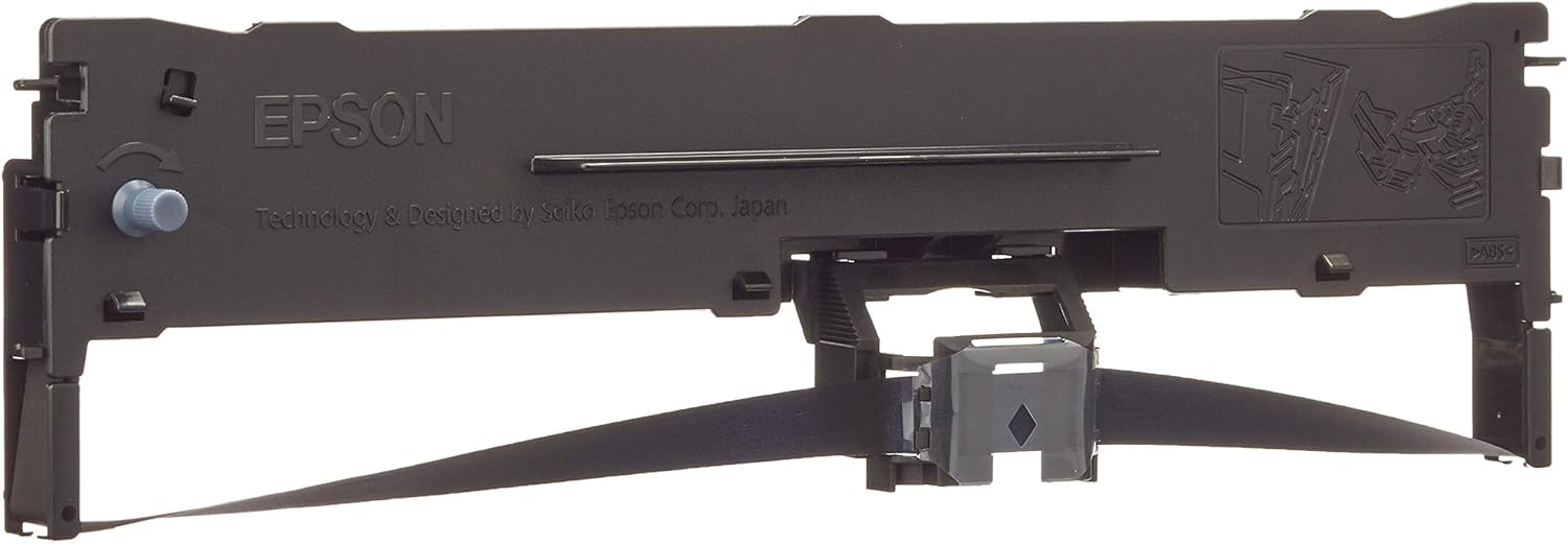 Epson Print Ribbon, Black, 24 Pin, Genuine