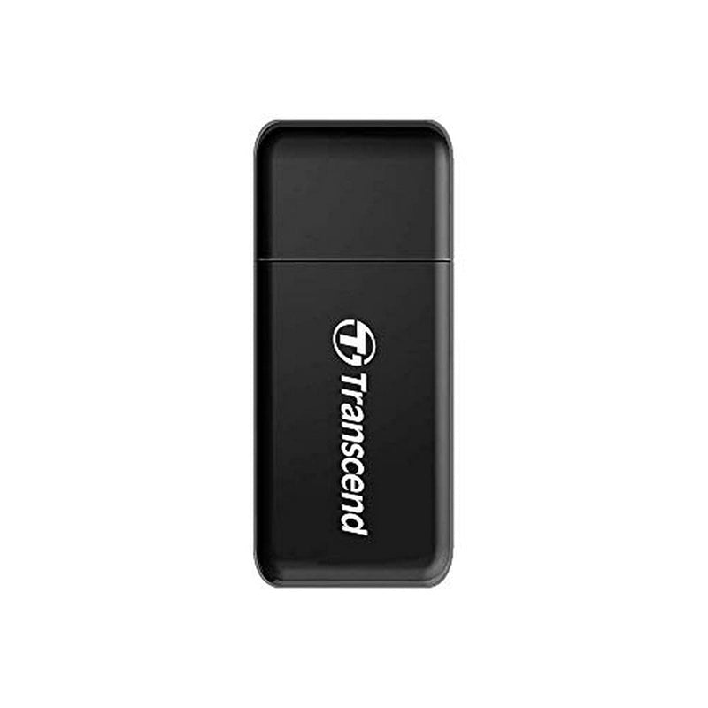 Transcend Multifunctional Card Reader in Black (with a SD and microSD card slot and a USB connector) USB 3.1 Gen 1 TS-RDF5K
