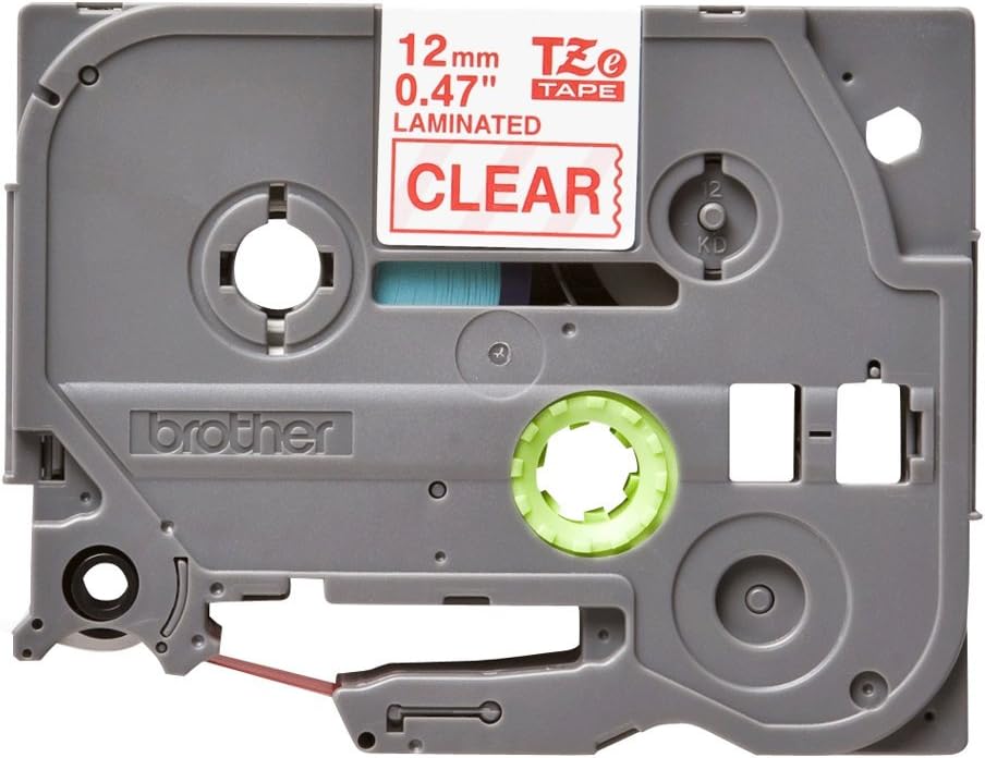 Brother TZe-132 - Red on clear - Roll (1.2 cm x 8 m) 1 cassette(s) laminated tape - for Brother PT-D210, D600, H110, P750, P950, P-Touch Cube PT-P300, P-Touch Cube Pro PT-P910