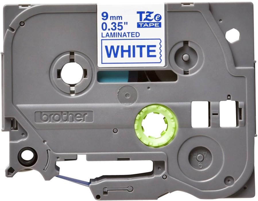 Brother TZe-223 Labelling Tape Cassette, 9 mm (W) x 8 m (L), Laminated, Brother Genuine Supplies