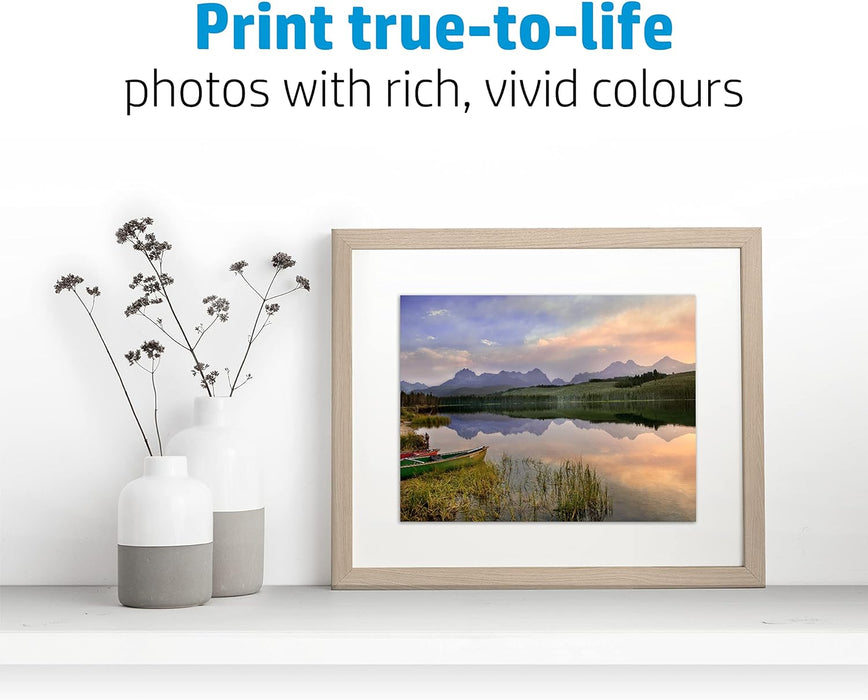 HP Q5456A, A4/210 x 297 mm, Advanced Glossy Photo Paper, 250 gsm, 25 Sheets, White