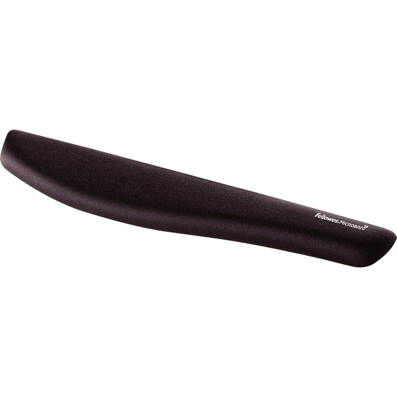 Fellowes PlushTouch Keyboard Wrist Rest, Featuring Microban Antimicrobial Protection, Black, 9252103