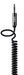 BELKIN - 3.5MM COILEDAUX CABLE 1.8M IN BLACK