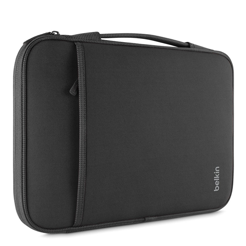 Belkin Slim Protective Sleeve with Carry Handle and Zipped Storage for Chromebooks, Netbooks and Laptops Upto 13 inch - Black