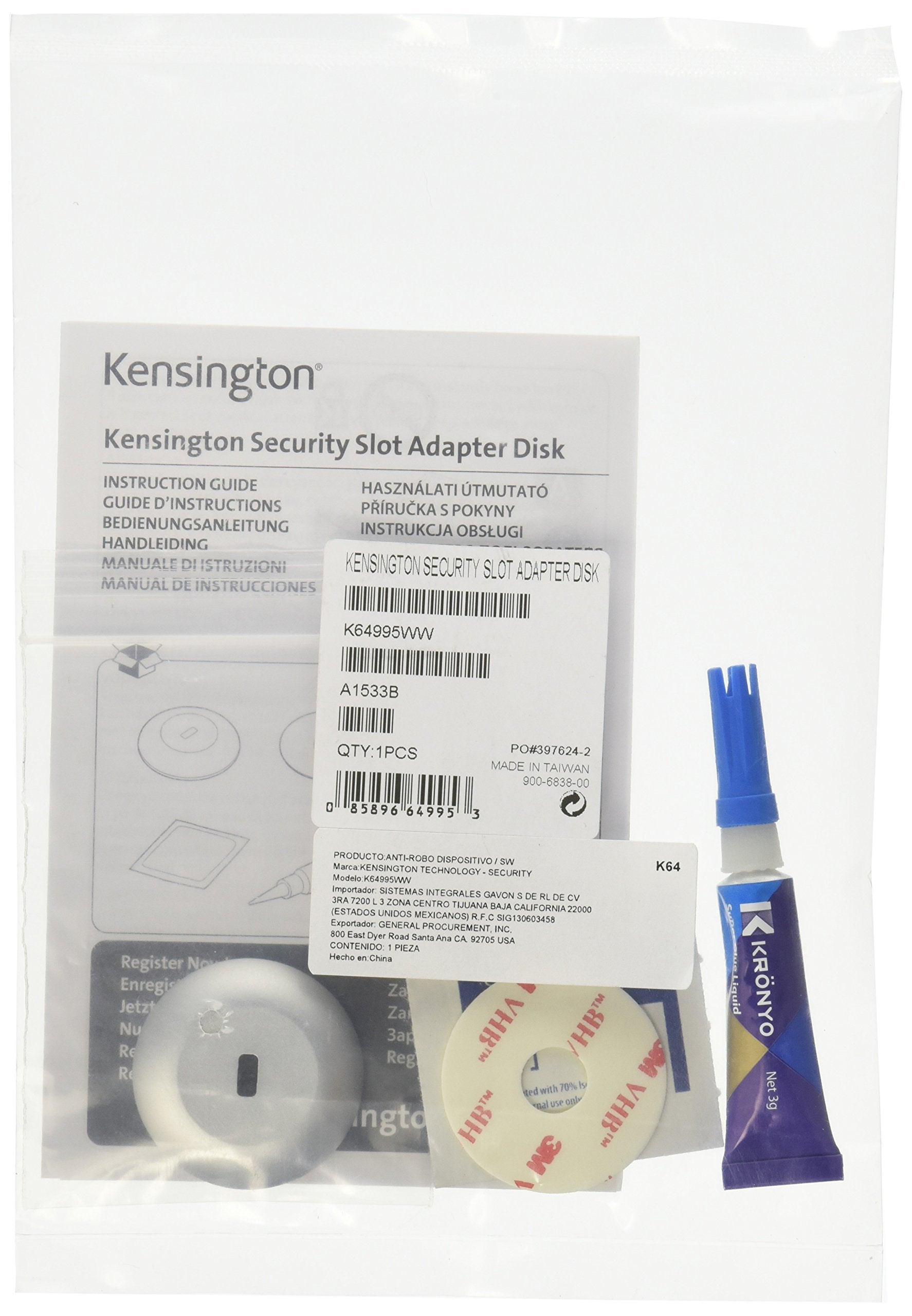 SECURITY SLOT ADAPTER DISK
