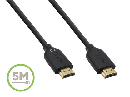 Belkin 5 m HDMI (M) to HDMI (M) HDMI with Ethernet Cable Black