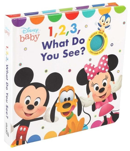 Disney Baby: 1, 2, 3 What Do You See? (Cloth Flaps