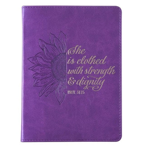 Journal She Is Clothed Proverb