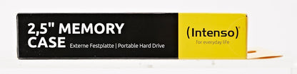 Intenso 6021530 500GB Memory Case USB 3.0 5400rpm 2.5 Inch External Hard Drive - Black