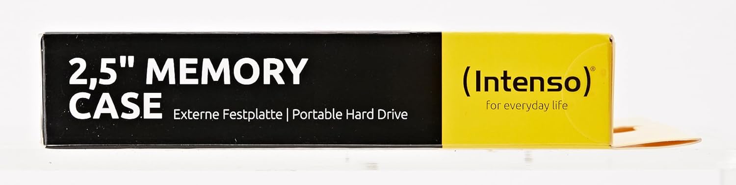 Intenso 6021530 500GB Memory Case USB 3.0 5400rpm 2.5 Inch External Hard Drive - Black