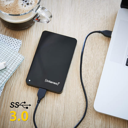 Intenso 6021530 500GB Memory Case USB 3.0 5400rpm 2.5 Inch External Hard Drive - Black