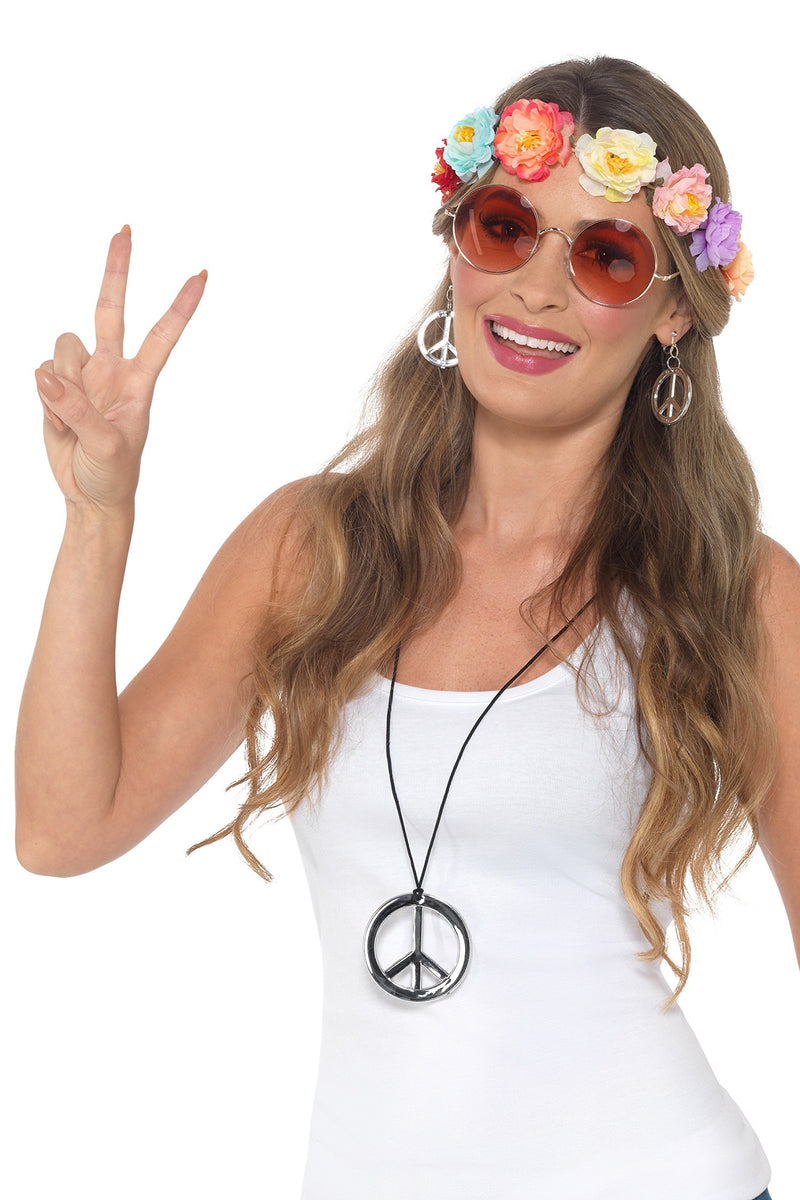 Smiffys Hippie Festival Kit, Multi-Coloured