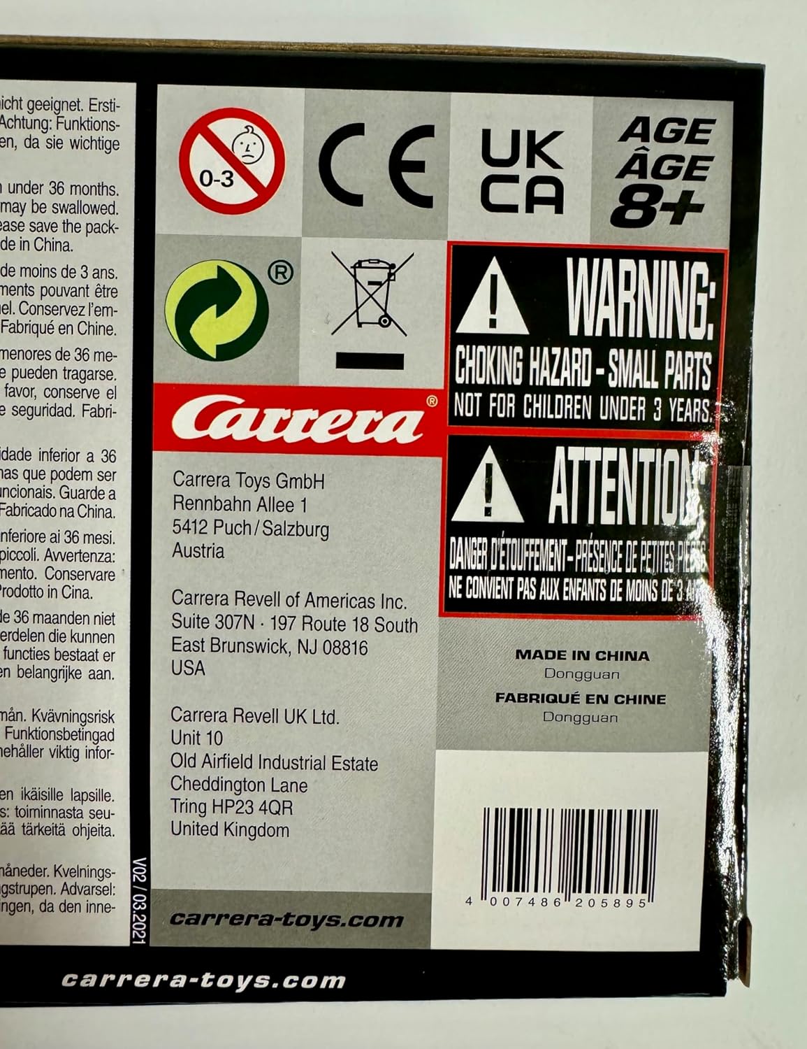 Carrera - Outside Shoulder For 1/4 Straight ( 20020589 )