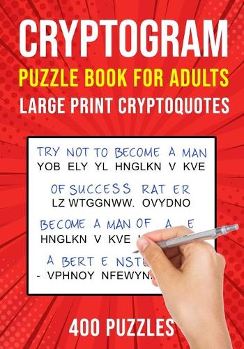 Cryptograms Puzzle Books for Adults