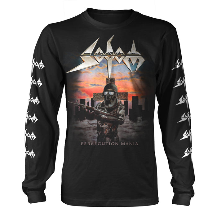 SODOM - PERSECUTION MANIA BLACK (FOTL) Long Sleeve Shirt X-Large