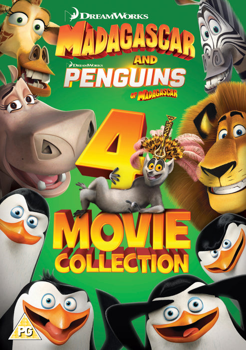 Madagascar & Penguins of Madagascar: The 4-Movie Collection