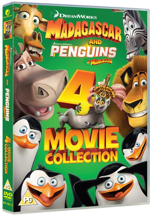 Madagascar & Penguins of Madagascar: The 4-Movie Collection