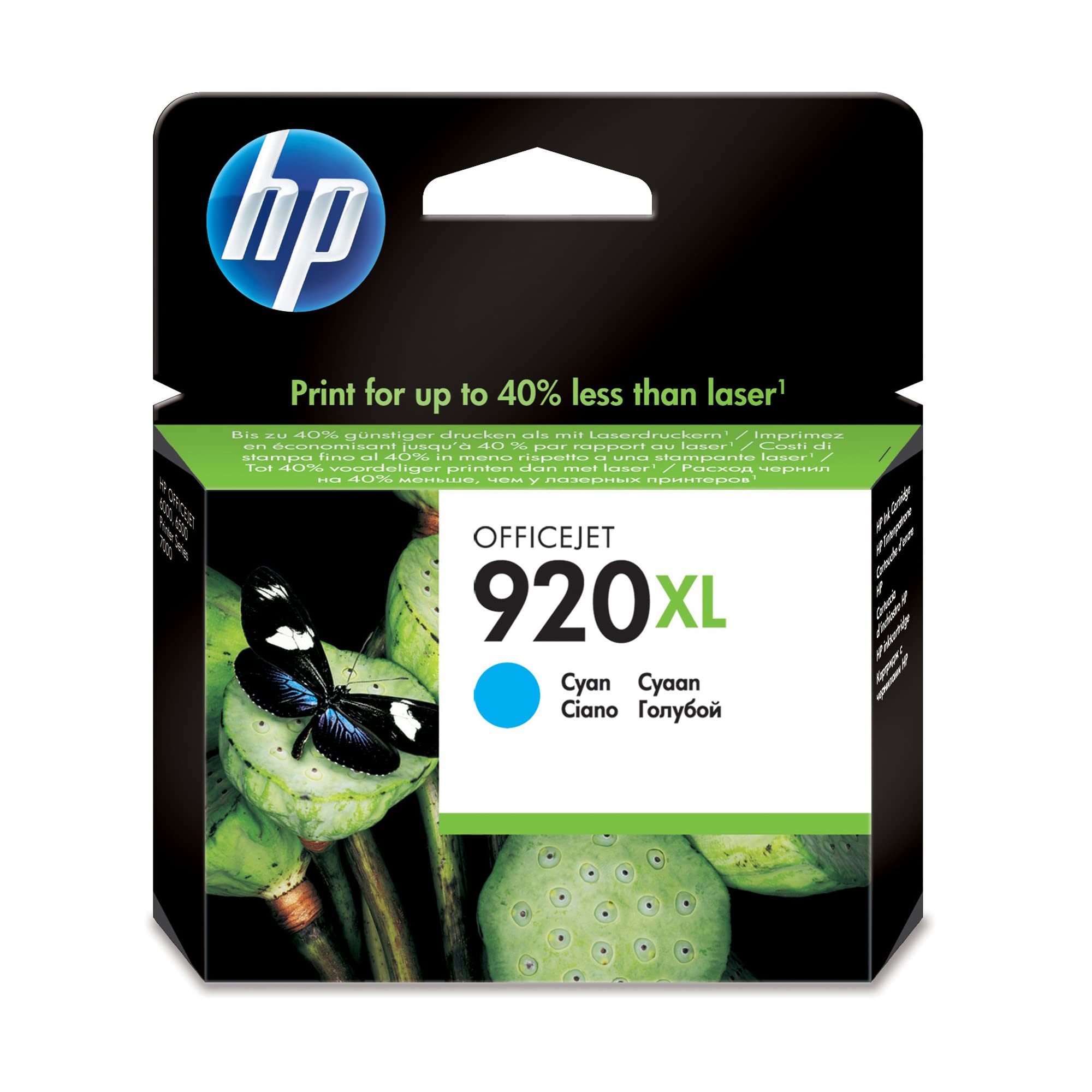 Hp 920Xl Cyan Inkjet Hp 920Xl Cyan Ink Cartridge