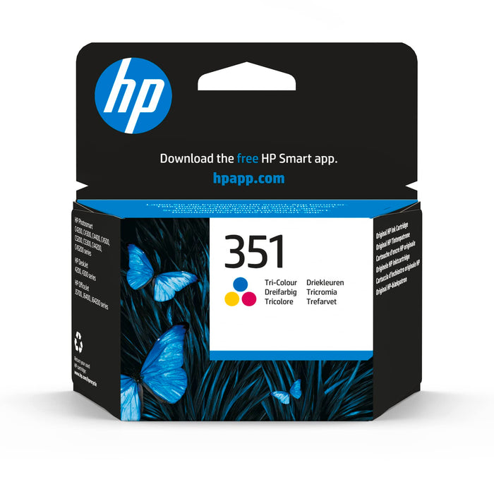 Hewlett Packard  No. 351 Inkjet Cartridge Page Life 170pp 58g Colour Ref CB337EE