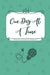 One Day At A Time, Mental Health & Wellness Tracker. 14 Days 6x9 With Inspiring Quotes.
