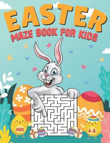 Easter Maze Book for Kids Ages 4-8