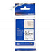 Brother TZe-N201 Labelling Tape Cassette, Black on White, 3.5mm (W) x 8M (L), Non-Laminated, Brother Genuine Supplies, TZEN201