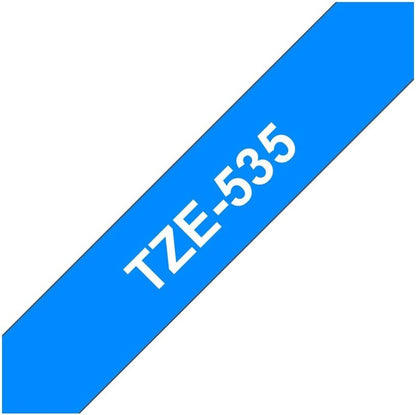 Brother TZe-535 Labelling Tape Cassette, 12 mm (W) x 8 m (L), Laminated, Brother Genuine Supplies